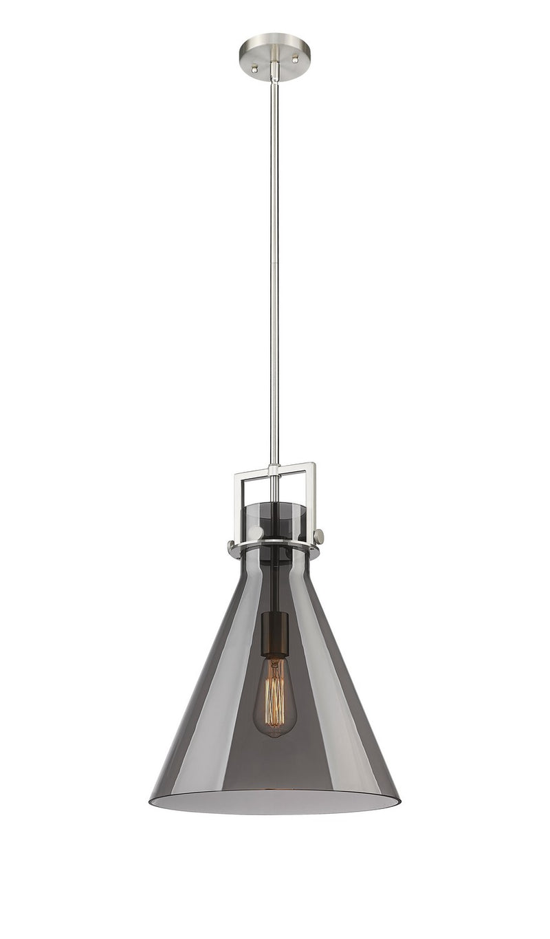 Innovations 411-1SL-SN-G411-14SM One Light Pendant, Brushed Satin Nickel