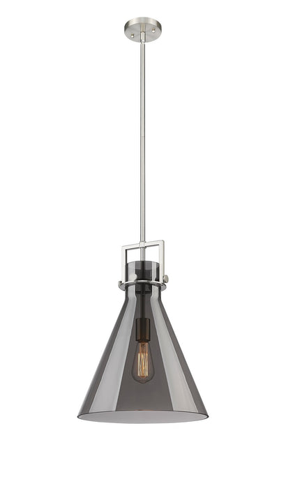 Innovations 411-1SL-SN-G411-14SM One Light Pendant, Brushed Satin Nickel