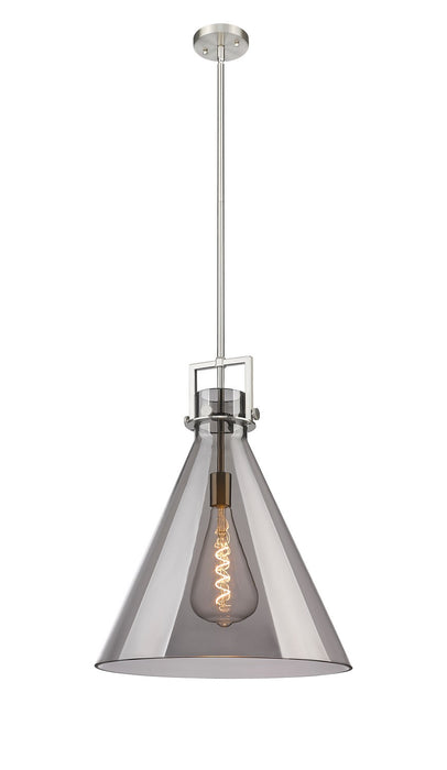Innovations 411-1SL-SN-G411-18SM One Light Pendant, Brushed Satin Nickel