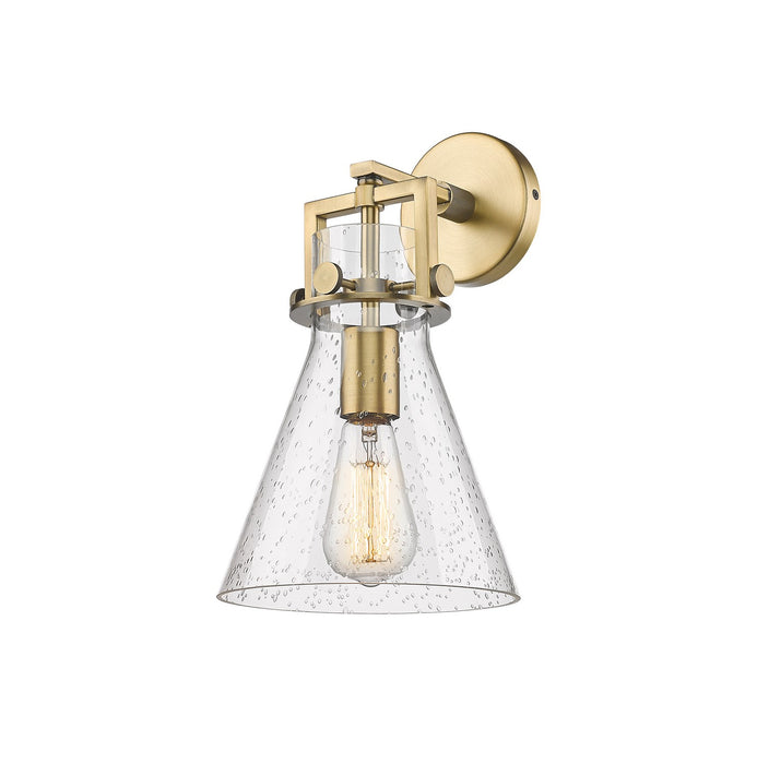 Innovations 411-1W-BB-G411-8SDY One Light Wall Sconce, Brushed Brass