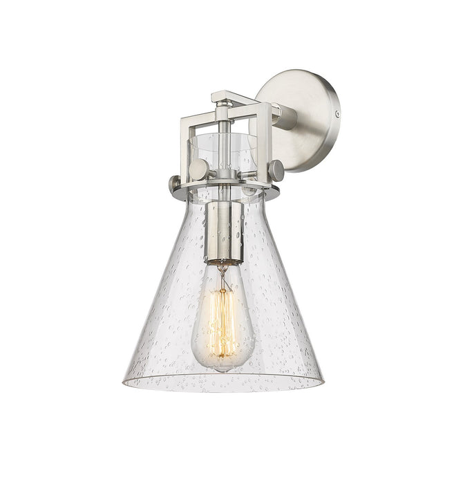 Innovations 411-1W-SN-G411-8SDY One Light Wall Sconce, Satin Nickel