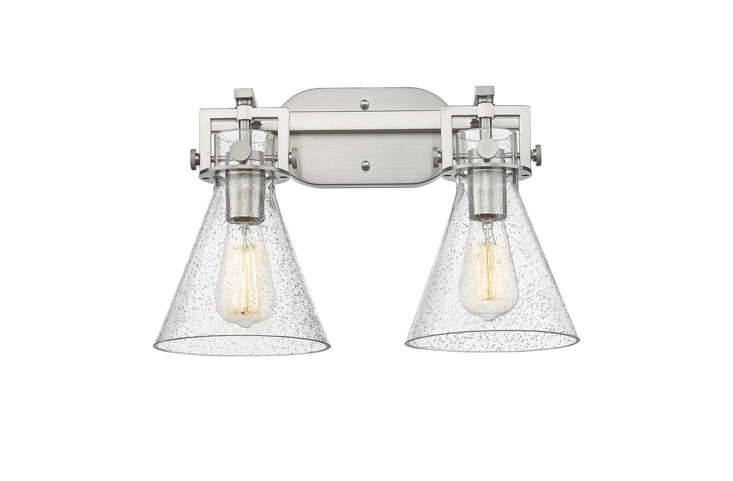Innovations 411-2W-SN-G411-7SDY Two Light Bath Vanity, Brushed Satin Nickel