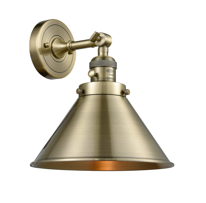 Innovations 203SW-AB-M10-AB-LED LED Wall Sconce, Antique Brass