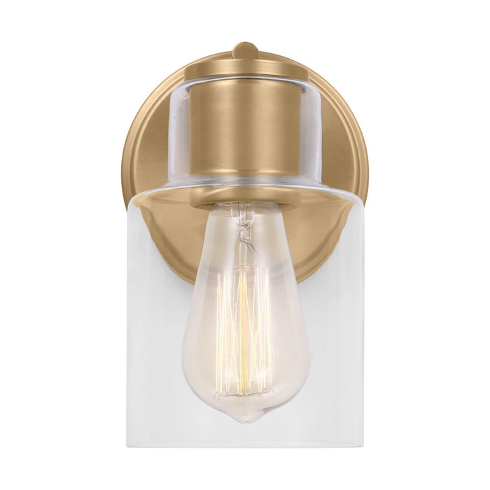 Visual Comfort Studio DJV1001SB One Light Wall Sconce, Satin Brass