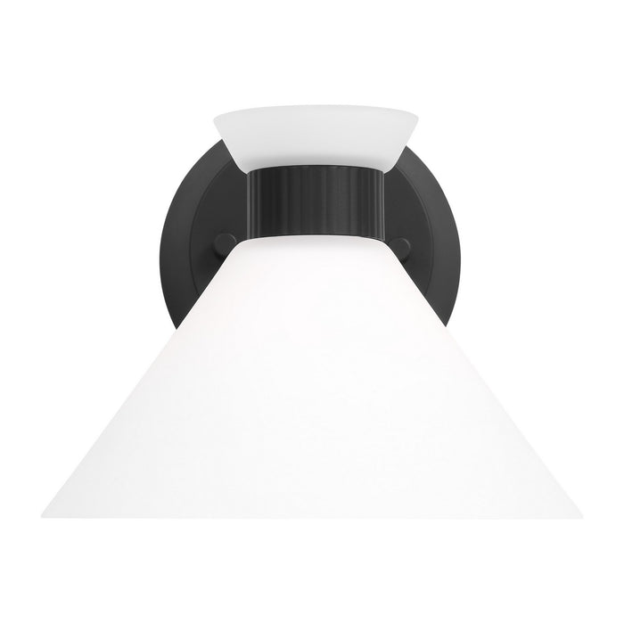Visual Comfort Studio DJV1011MBK One Light Wall Sconce, Midnight Black