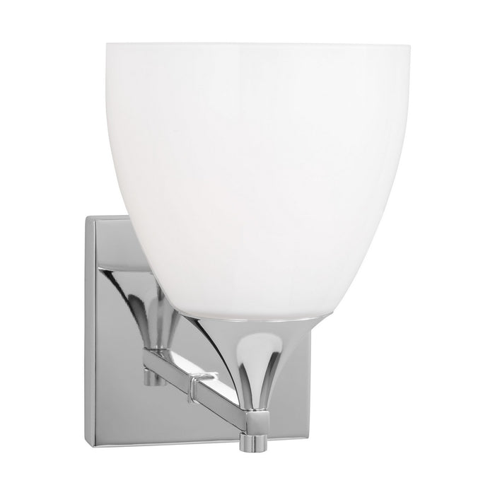 Visual Comfort Studio DJV1021CH One Light Wall Sconce, Chrome