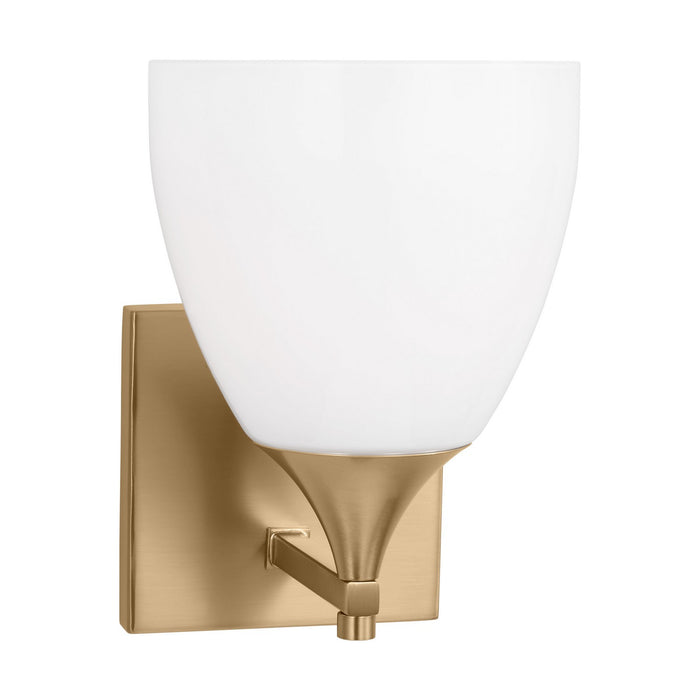 Visual Comfort Studio DJV1021SB One Light Wall Sconce, Satin Brass