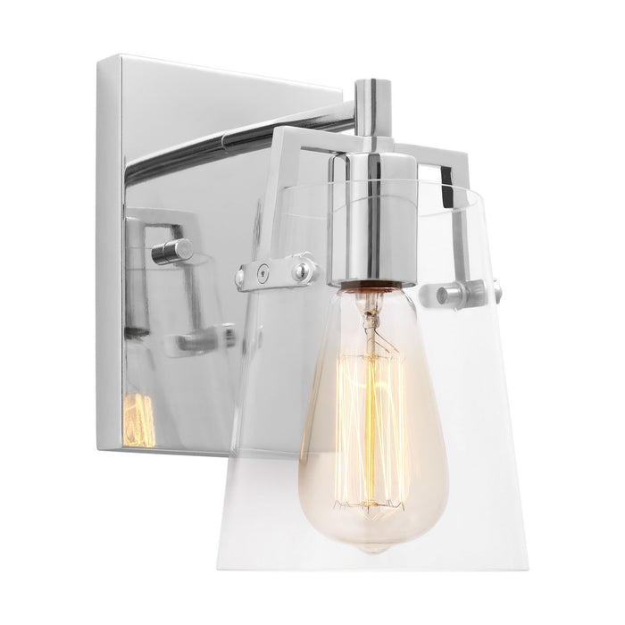 Visual Comfort Studio DJV1031CH One Light Wall Sconce, Chrome