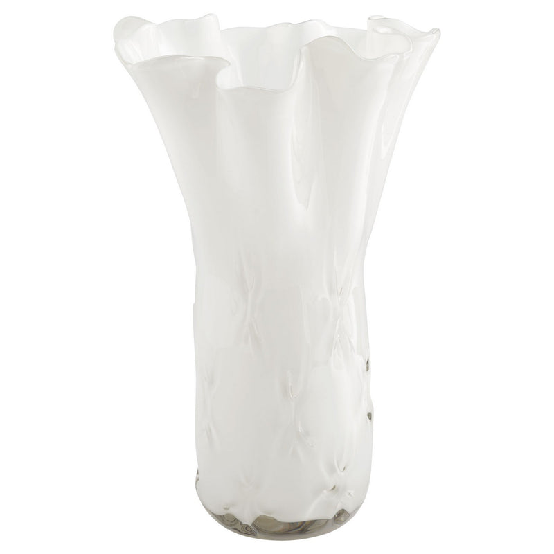 Cyan 11489 Vase, White