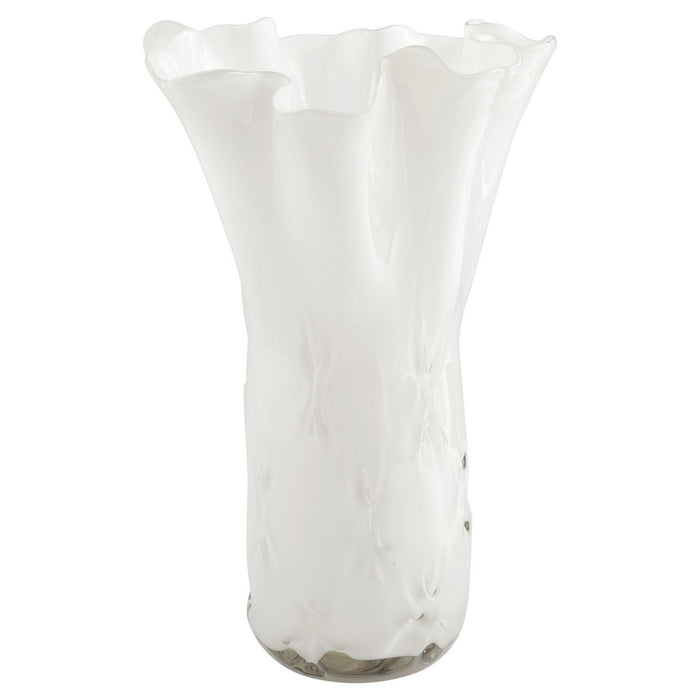 Cyan 11489 Vase, White
