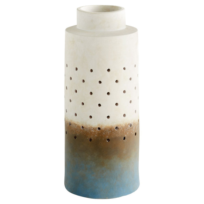 Cyan 11545 Vase, Grey And Navy Ombre
