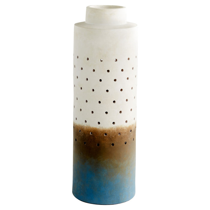 Cyan 11546 Vase, Grey And Navy Ombre