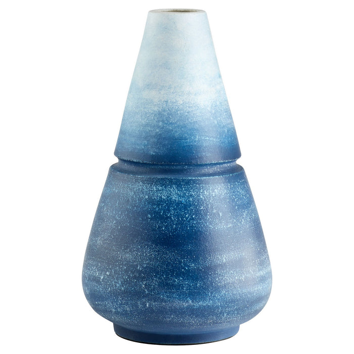 Cyan 11549 Vase, Blue Ombre