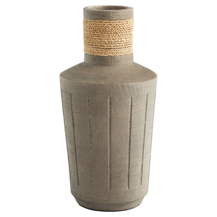 Cyan 11556 Vase, Matt Grey