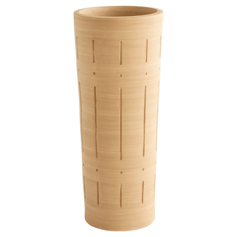 Cyan 11557 Vase, Matte Taupe Grey