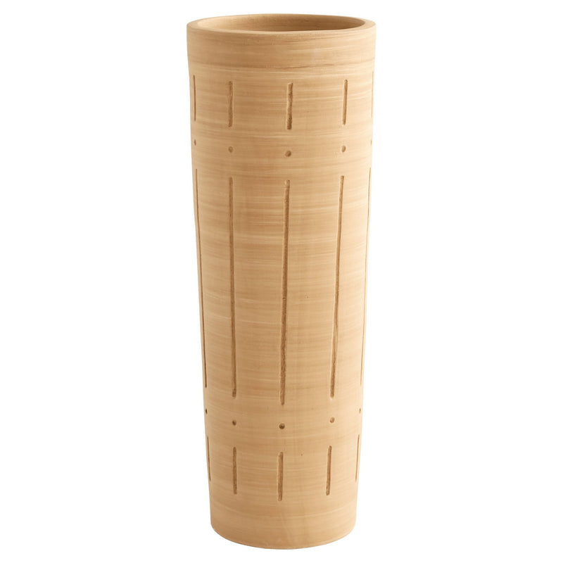 Cyan 11558 Vase, Matte Taupe Grey