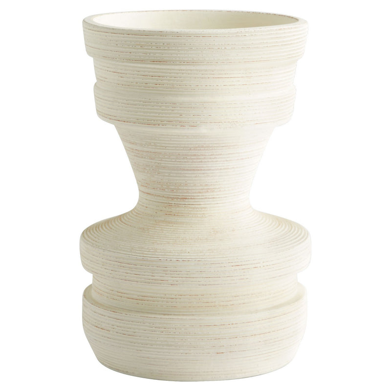 Cyan 11559 Vase, Latte White