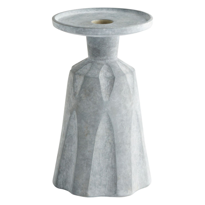 Cyan 11562 Candle Holder, Tapered Grey