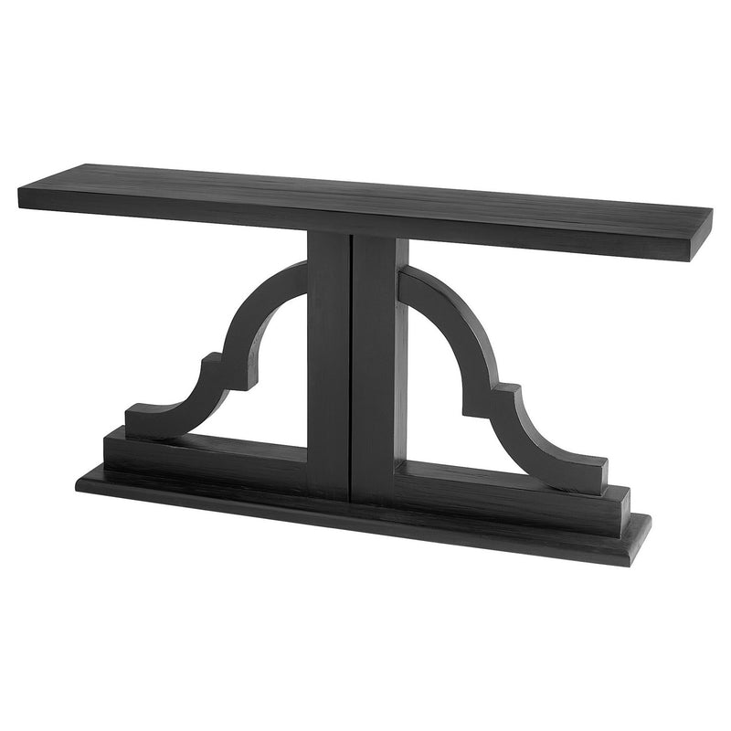 Cyan 11569 Console Table, Black Stain