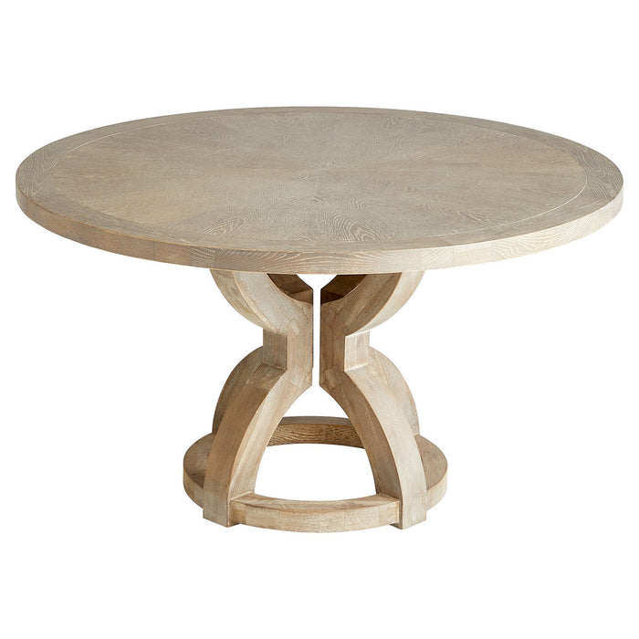 Cyan 11570 Dining Table, Washed Oak