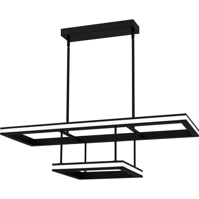 Quoizel PCAYD238MBK LED Linear Chandelier, Matte Black