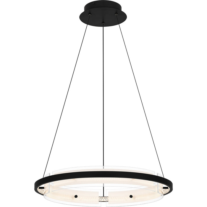 Quoizel PCMLK2820MBK LED Pendant, Matte Black