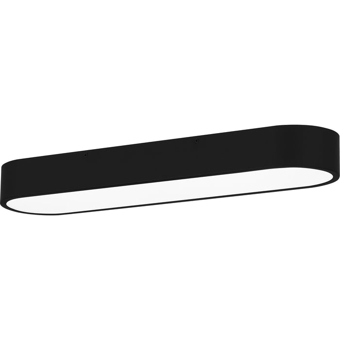 Quoizel QFL6155MBK LED Flush Mount, Matte Black