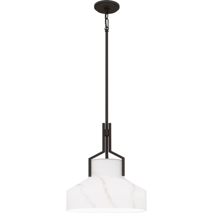 Quoizel QP6194OZ Two Light Pendant, Old Bronze