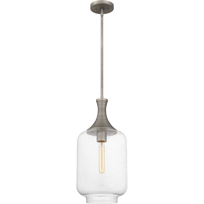 Quoizel QPP6197AN One Light Pendant, Antique Nickel