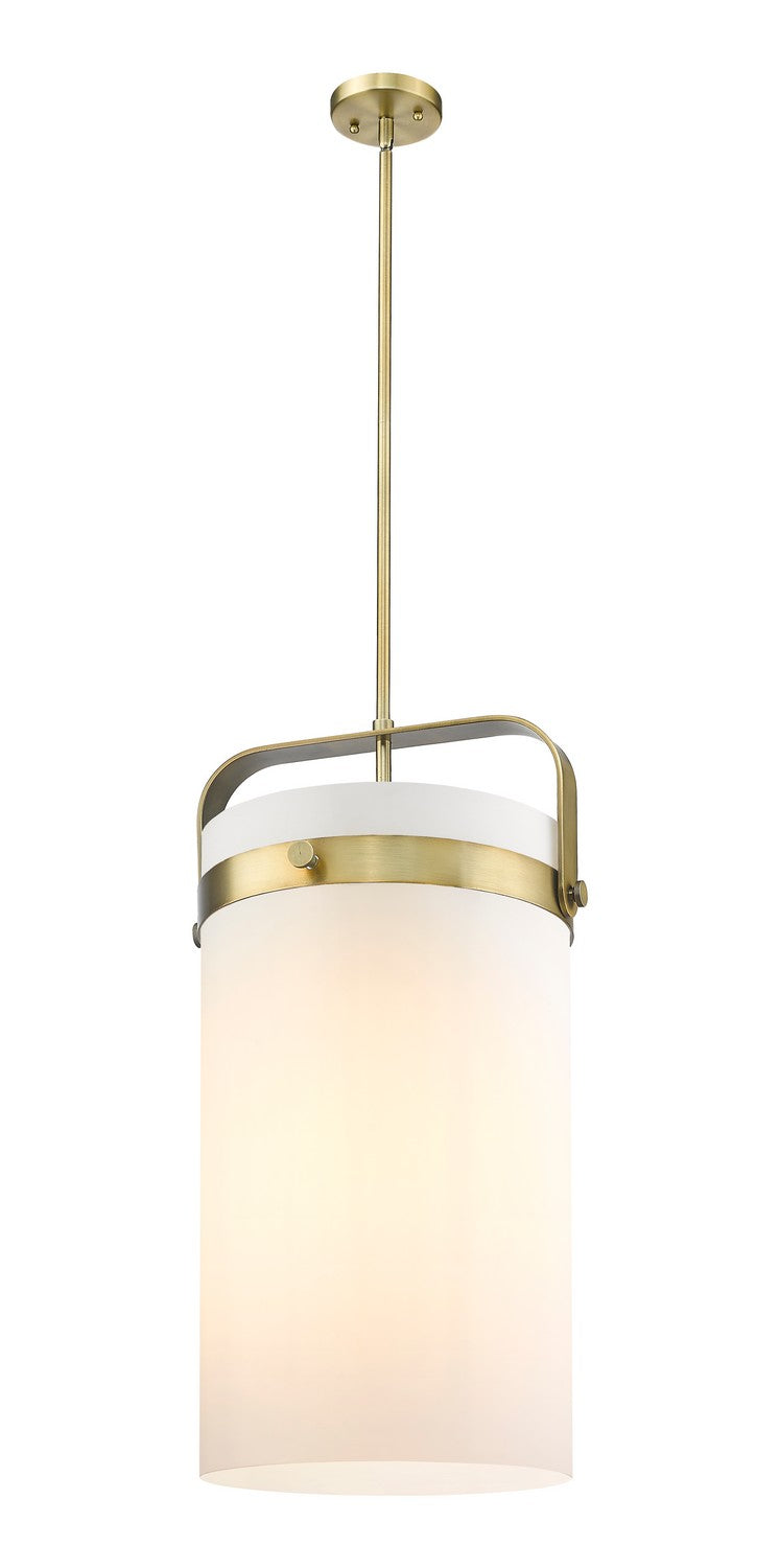 Innovations 413-4SL-BB-G413-4S-12WH LED Pendant, Brushed Brass