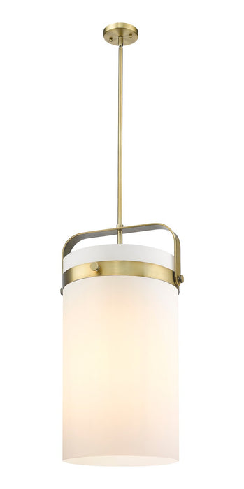 Innovations 413-4SL-BB-G413-4S-12WH LED Pendant, Brushed Brass