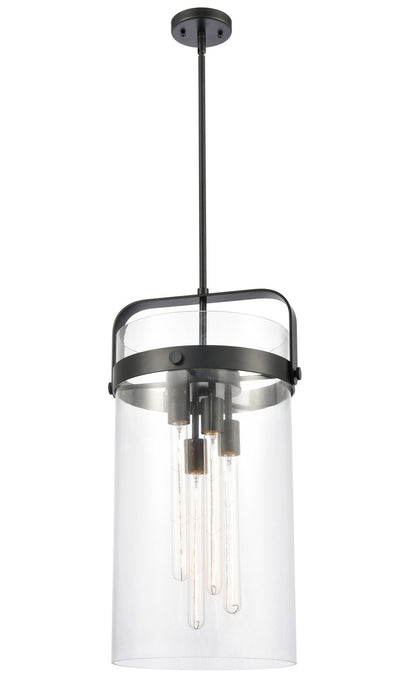 Innovations 413-4SL-BK-G413-4S-12CL LED Pendant, Matte Black