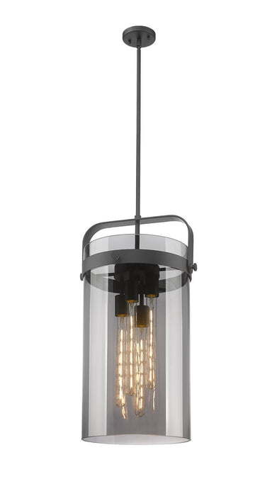 Innovations 413-4SL-BK-G413-4S-12SM LED Pendant, Matte Black