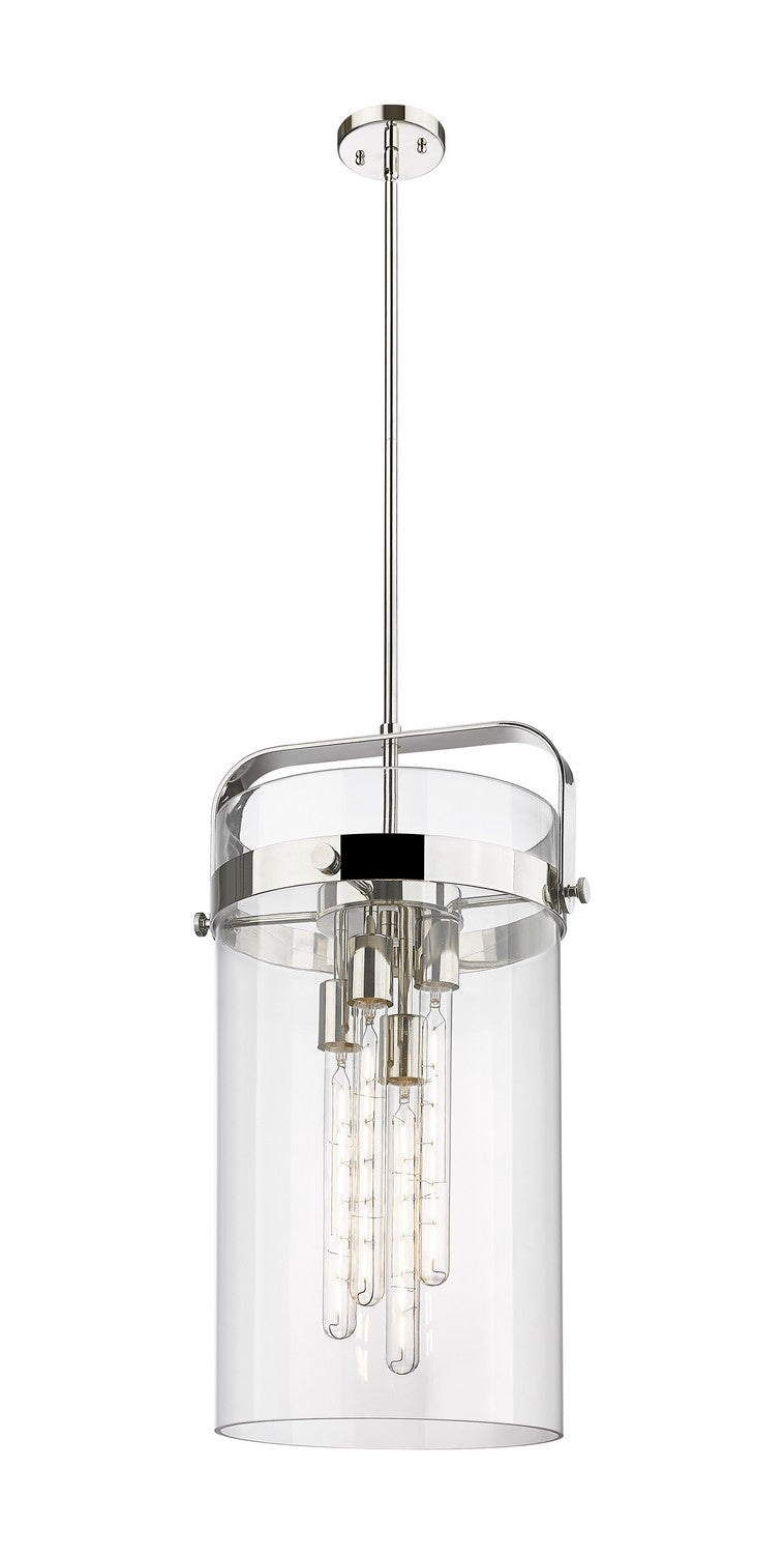 Innovations 413-4SL-PN-G413-4S-12CL LED Pendant, Polished Nickel