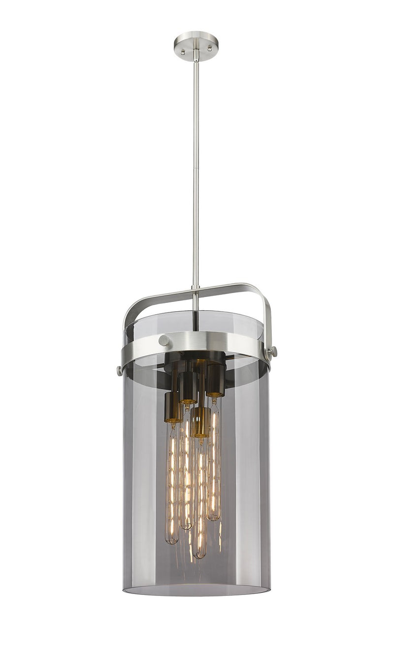 Innovations 413-4SL-SN-G413-4S-12SM LED Pendant, Satin Nickel