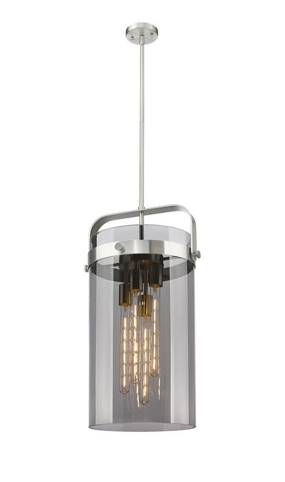 Innovations 413-4SL-SN-G413-4S-12SM LED Pendant, Satin Nickel