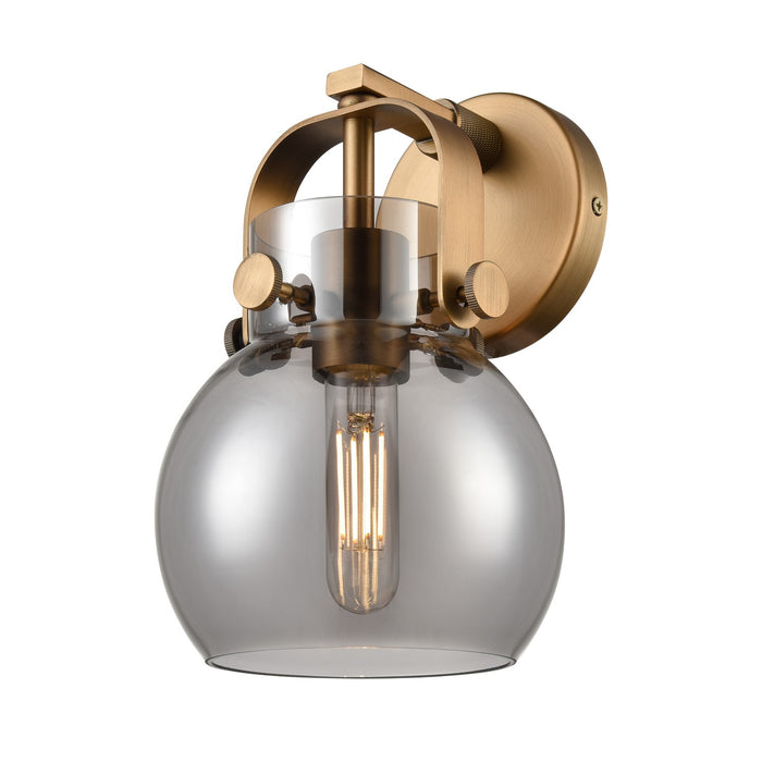 Innovations 423-1W-BB-G410-6SM LED Wall Sconce, Brushed Brass