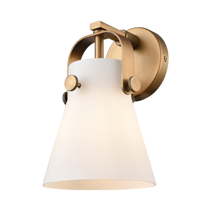 Innovations 423-1W-BB-G411-6WH LED Wall Sconce, Brushed Brass