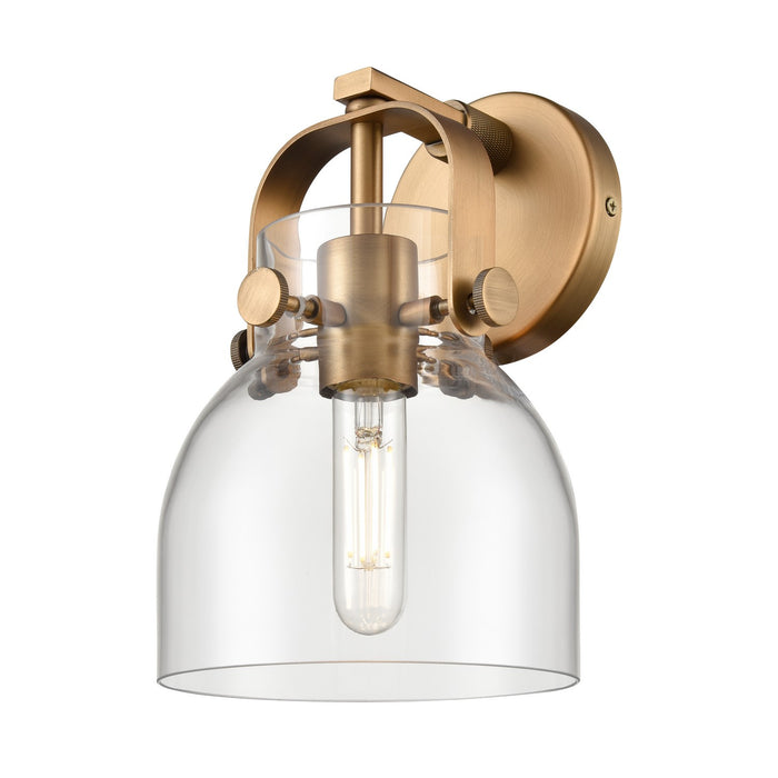 Innovations 423-1W-BB-G412-6CL LED Wall Sconce, Brushed Brass