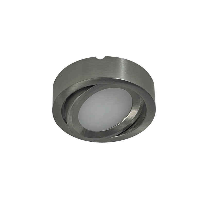 Nora Lighting NMP2-A27BN LED Puck Light, Brushed Nickel