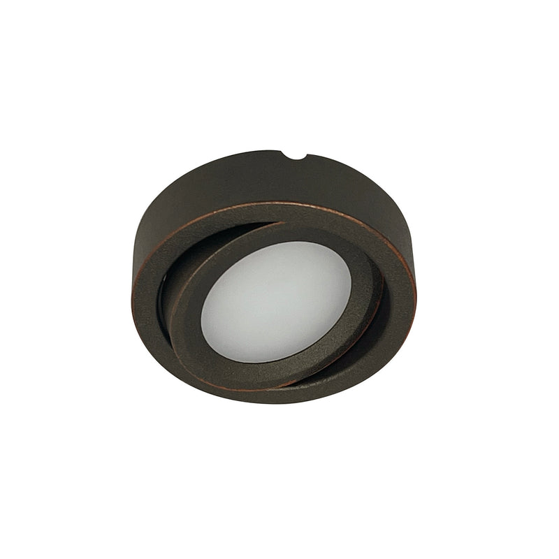Nora Lighting NMP-A27BZ LED Puck Light, Brushed Nickel