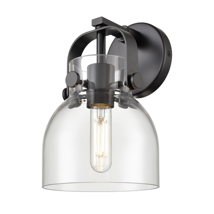 Innovations 423-1W-BK-G412-6CL LED Wall Sconce, Matte Black