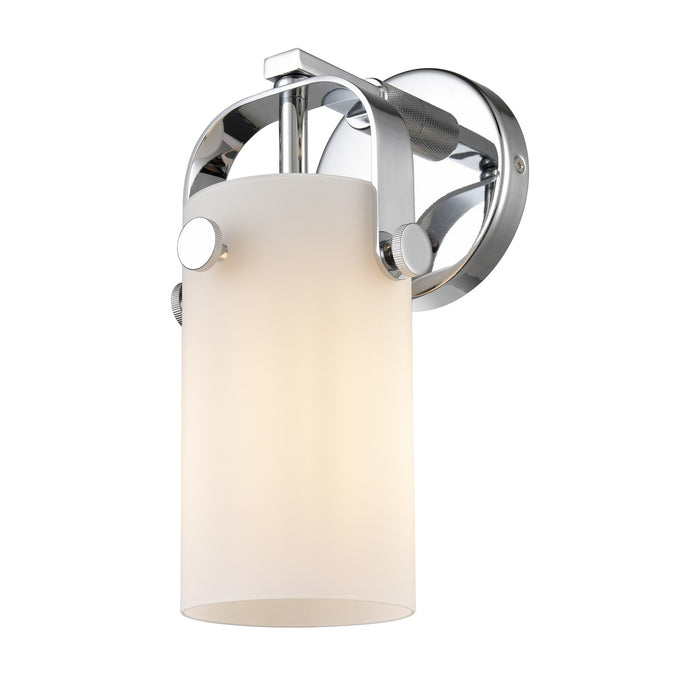 Innovations 423-1W-PC-G423-7WH LED Wall Sconce, Polished Chrome