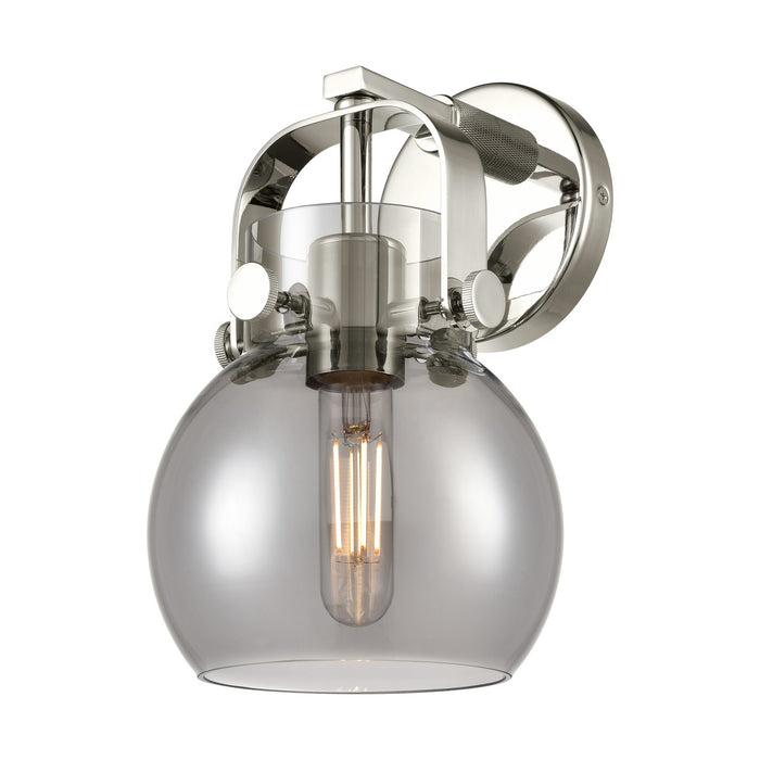 Innovations 423-1W-PN-G410-6SM LED Wall Sconce, Polished Nickel