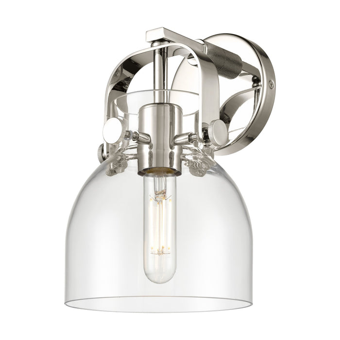 Innovations 423-1W-PN-G412-6CL LED Wall Sconce, Polished Nickel