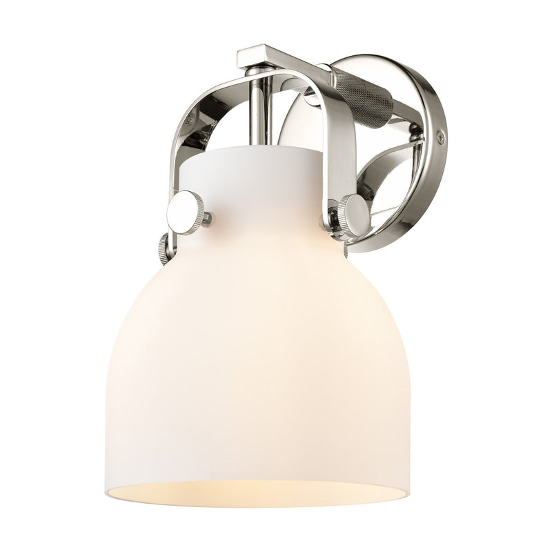 Innovations 423-1W-PN-G412-6WH LED Wall Sconce, Polished Nickel