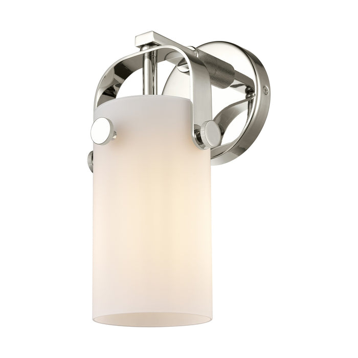 Innovations 423-1W-PN-G423-7WH LED Wall Sconce, Polished Nickel
