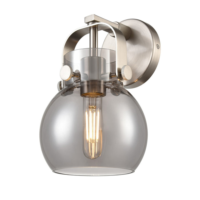 Innovations 423-1W-SN-G410-6SM LED Wall Sconce, Satin Nickel