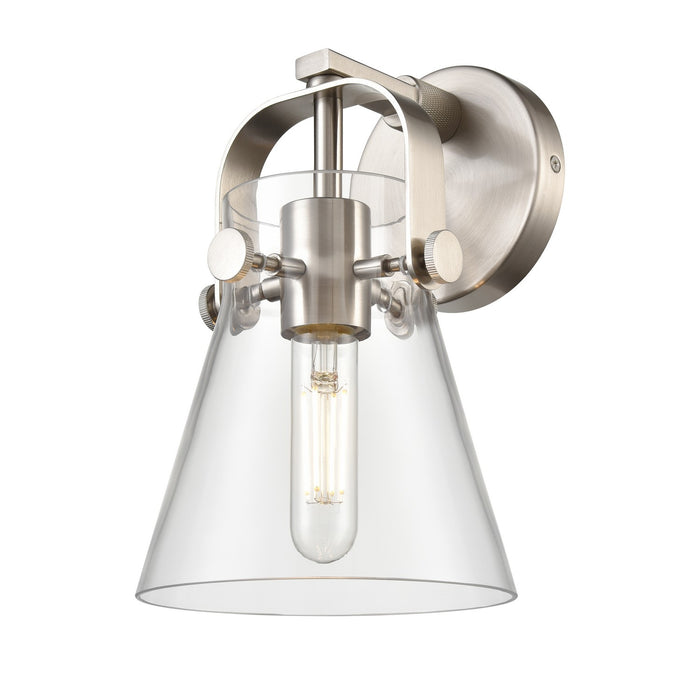 Innovations 423-1W-SN-G411-6CL LED Wall Sconce, Satin Nickel