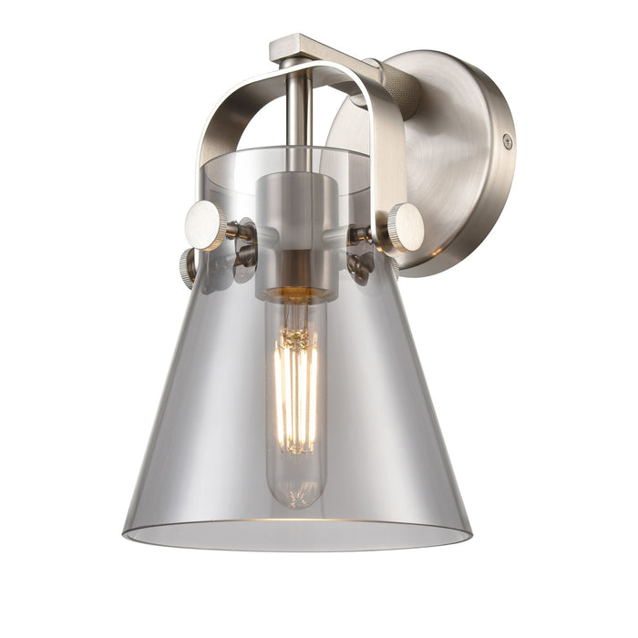 Innovations 423-1W-SN-G411-6SM LED Wall Sconce, Satin Nickel